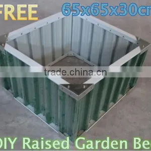 Free Galvanized Steel Raised Garden Bed Gardening Box Outdoor Lawn Planting thumbnail-1