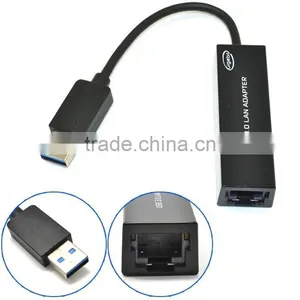 USB 3.0 10/100/1000Mbps Gigabit Ethernet RJ45 External Network Card Lan Adapter thumbnail-1
