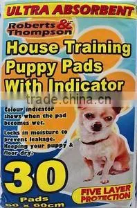 30 Puppy Training Indicator Potty Pad House Toilet Train Dogs Absorbent Wee Pad thumbnail-1