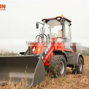 Made in China Qingdao Everun 1.6 Ton Mini Front End Loader With Luxury Cabin thumbnail-2