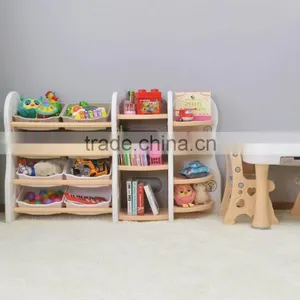 Children's Clear Plastic Bookcase Corner Bookcase thumbnail-6