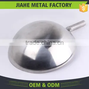 Chinese Welded Joint Wok Stainless Steel Cookware Set thumbnail-6