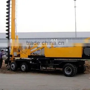Wheeled Type Small Energy-saving Drilling Machine,11m Depth Pile Drilling Rig, HF360 Piling Drilling Rig thumbnail-3