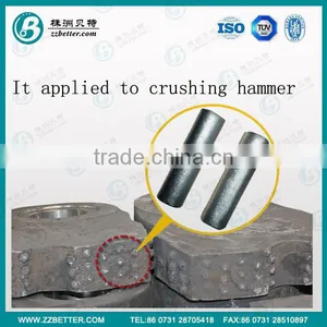 TiCN Based Cermet Rods/Titanium Carbide Rods for Crushing Hammer Use thumbnail-6