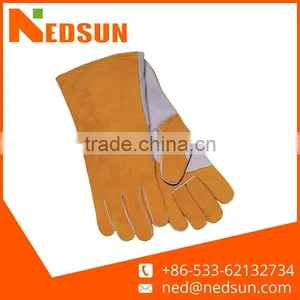 Grade AB Welding Labour Protection Split Leather Hand Gloves thumbnail-1