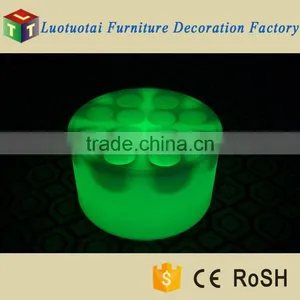 Li Battery Operated PE Plastic RGB 16 Color Changing LED Light Wine Tray thumbnail-3