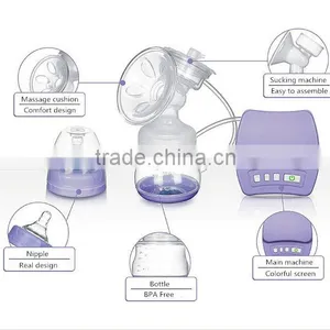 High Quality Silicone BPA Free Breast Pump Mom Use Electric Breast Pump For Baby Feeding FDA Approval CE Certified Milk Pump thumbnail-4