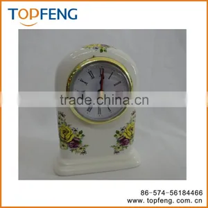 Vintage Table Clock/Porcelain Table Clock thumbnail-4