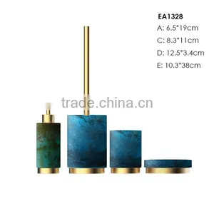 Handmade Luxury Concrete Bath Sets With Colorful Customized thumbnail-1