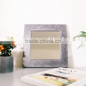 Concrete Bathroom Accessories FRAME Concrete Rectangle Mirror thumbnail-1