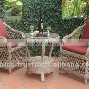 Patio PE Wicker/Rattan Outdoor Coffee Table Set thumbnail-1