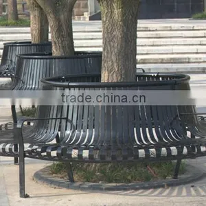 Stainless Steel Round Tree Bench thumbnail-4