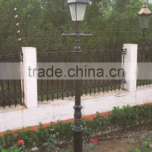 European Decorative Cast Iron Garden Lamp Post thumbnail-1