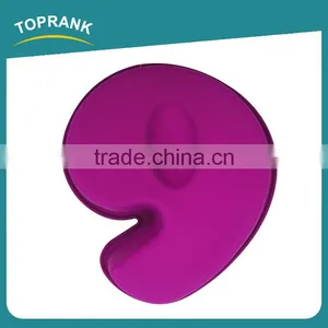 Toprank Wholesale Custom Funny Shape Pudding Jelly Chocolate Mold Arabic Numbers Silicone Cake Mould thumbnail-1