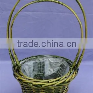 New Design Willow Gift Baskets for Flowers thumbnail-1