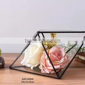 Geometric Glass Terrarium Wholesale thumbnail-1