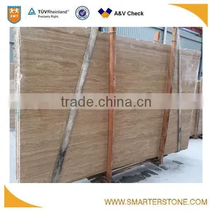 Imported Marron Travertine Slab Stone for Sale thumbnail-1