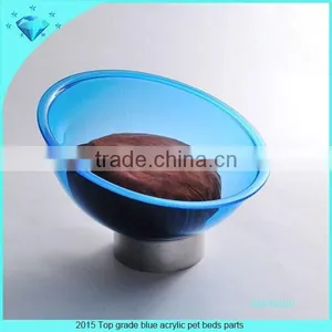 Hot Selling Large Capacity Round Acrylic Pet Bed for Two Dog thumbnail-2
