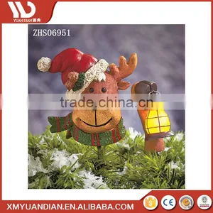 2017 Trending Products Personalized Light Christmas Gift Outdoor Ornaments Snowman Garden Stake thumbnail-1