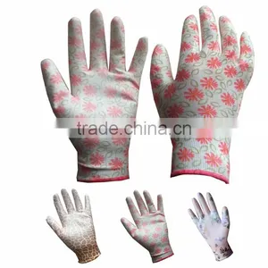 2016 Hot Sale DMF Free PU Ladies Garden Gloves thumbnail-1