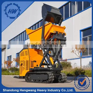 13 Hp Gasoline Tracked Power Barrow/Self-Loading Mini Dumper thumbnail-3