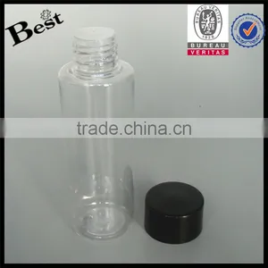 2017 Hot New Producosmetic Packaging Beard Oil Essentialoil Flat Shoulder Cosmetic Toner 250ml Flip Top Cap Clear Plastic Bottle thumbnail-4