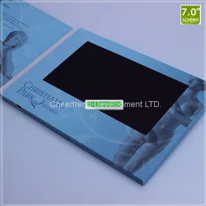 2017 New Arrival LCD Video Mailer Catalogue Brochure 7 Inch Video Greeting Card for Advertising and Promotion thumbnail-1