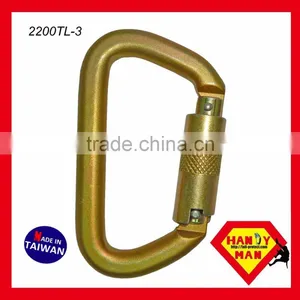 Galvanized Steel Captive Pin Type D ANSI 50kN Carabiner thumbnail-1