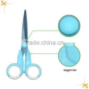 Soft Tpr Ring Office and Household Scssiors thumbnail-2