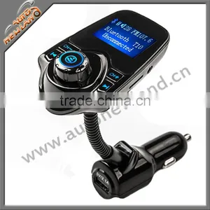 FM Transmitter, Patuoxun Bluetooth MP3 Player FM Transmitter USB Car Charger Hands-Free Calling Wireless Radio Car Kit thumbnail-1
