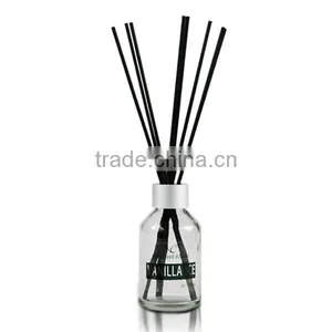 100ml Round Shape Aroma Scented Fragrance Reed Diffuser With Rattan/fiber Stick thumbnail-5