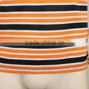 Mens Cotton Design Plain Slim Striped t Shirt thumbnail-5