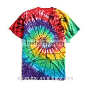 Men Tie Dye T-shirt , Fashion Colorful Tie Dye Tees ,good Cotton t Shirts thumbnail-2
