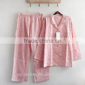 Women /girls Woven Pyjamas,Adult Pajama Suits,pajama Sets,nightwear Pyjama thumbnail-1