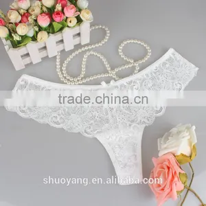 Factory Direct Sales S-XL Size Women Sexy Lace Underwear Briefs Panties Thongs G-string Pant thumbnail-6