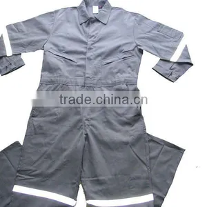 Hi-Visibility Flame Retardant Cotton Deluxe Work Coverall thumbnail-1