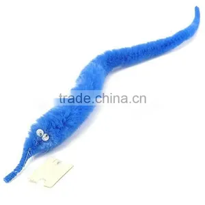 Russian Text Newest Blister Card Children Toys Gift Novelty Plush Twisty Squirmles mr Fuzzy Magic Worm thumbnail-3