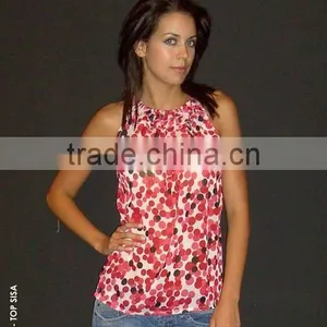 Ladies Polka Dot Blouse thumbnail-1
