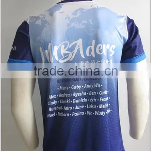 Wholesale Custom Quick Dry Sublimation Print Running t Shirts thumbnail-4