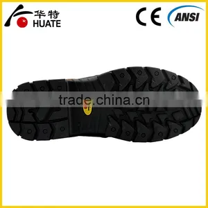 Black Steel Leather Safety Shoe/industry Work Safety Shoe thumbnail-3