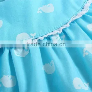 Fashion 2015 Newest Summer Woven Design Cotton Baby Top for Girls From 12Months to 6 Years thumbnail-4