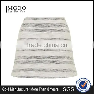 Latest Design Fashion Petite Stripe Boucle Skirt Woolen Mini Skirts Custom Made Fashion Skirt thumbnail-1