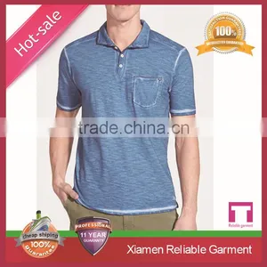 2016 OEM Popular Hot Sale Top Quality Custom Print Mercerized Cotton Polo Shirt thumbnail-6