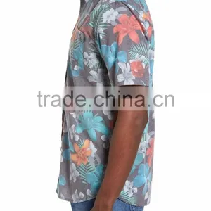Vibrant Floral-print Men's Latest Formal Easy Shirt thumbnail-3