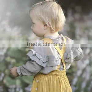 0-3 Years Wholesale 2017 New Autumn Cotton Full Sleeves Baby Blouse (pick Size Color) thumbnail-2