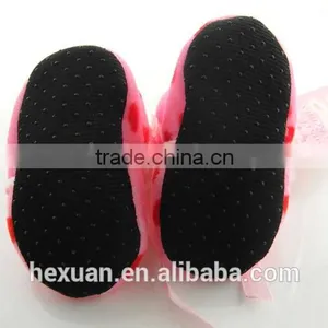 B80005C ,Infant Crib Shoe / Plush Infrant Shoe Toy /Kids Plush Indoor Slipper thumbnail-2