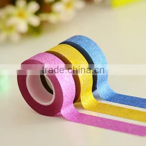 1.5cm*10m Multicolor Glitter Washi Tape for DIY thumbnail-5