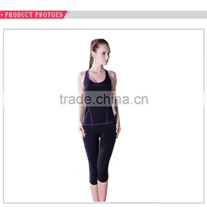 Wholesale Fit Active Sports Yoga Clothing Women's Fitness Yoga Wear Set thumbnail-4