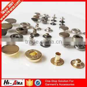 Hi-ana Button3 Accept Custom Top Quality Customization New Design Brass Snap Button thumbnail-1