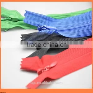 No.#3 60 cm Colorful Nylon Zipper Lace Tape Water Drop Puller Invisible Zipper thumbnail-4
